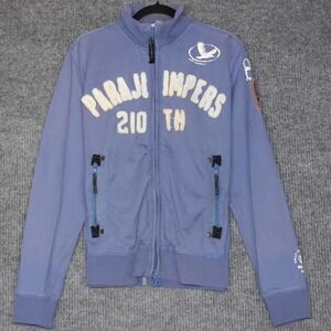 Parajumpers Mens XL Blue 210 TH USAF 210 Squadron Full Zip Jacket‎